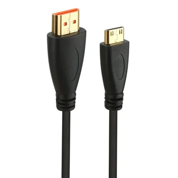 

Mini HDMI to HDMI Cable Male to Male HDMI 3D 1080p Support Tablet Camcorder Camera Game Console DV to HDTV Monitor Projector PC
