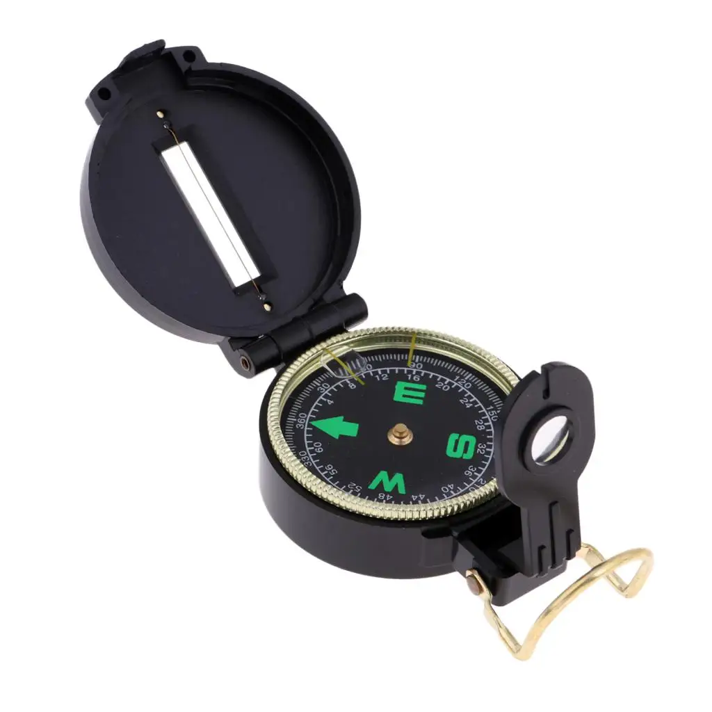 Military Army Sighting Compass with Map Measurer Distance Calculator Great for Hiking, Camping, Boating, Backpacking