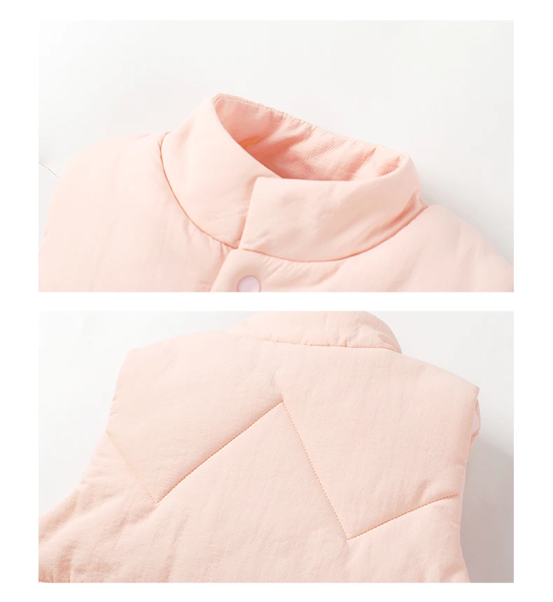 Dinstry autumn and winter new girls autumn and winter baby vest baby warm coat vest