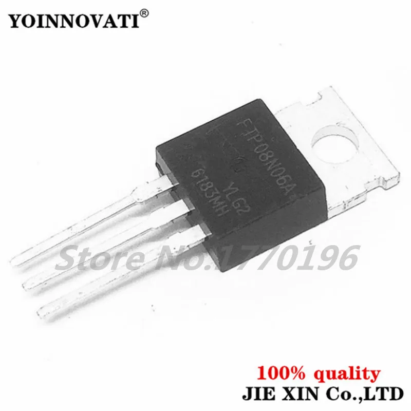 10 шт. FTP08N06A TO-220 FTP08N06 TO220 08N06 новый оригинальный | Электронные компоненты и