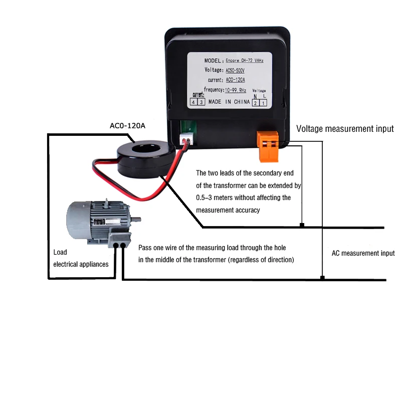 AC   ļ  ÷ ,  а , AC50-500V AC0-120A 10-99.9Hz
