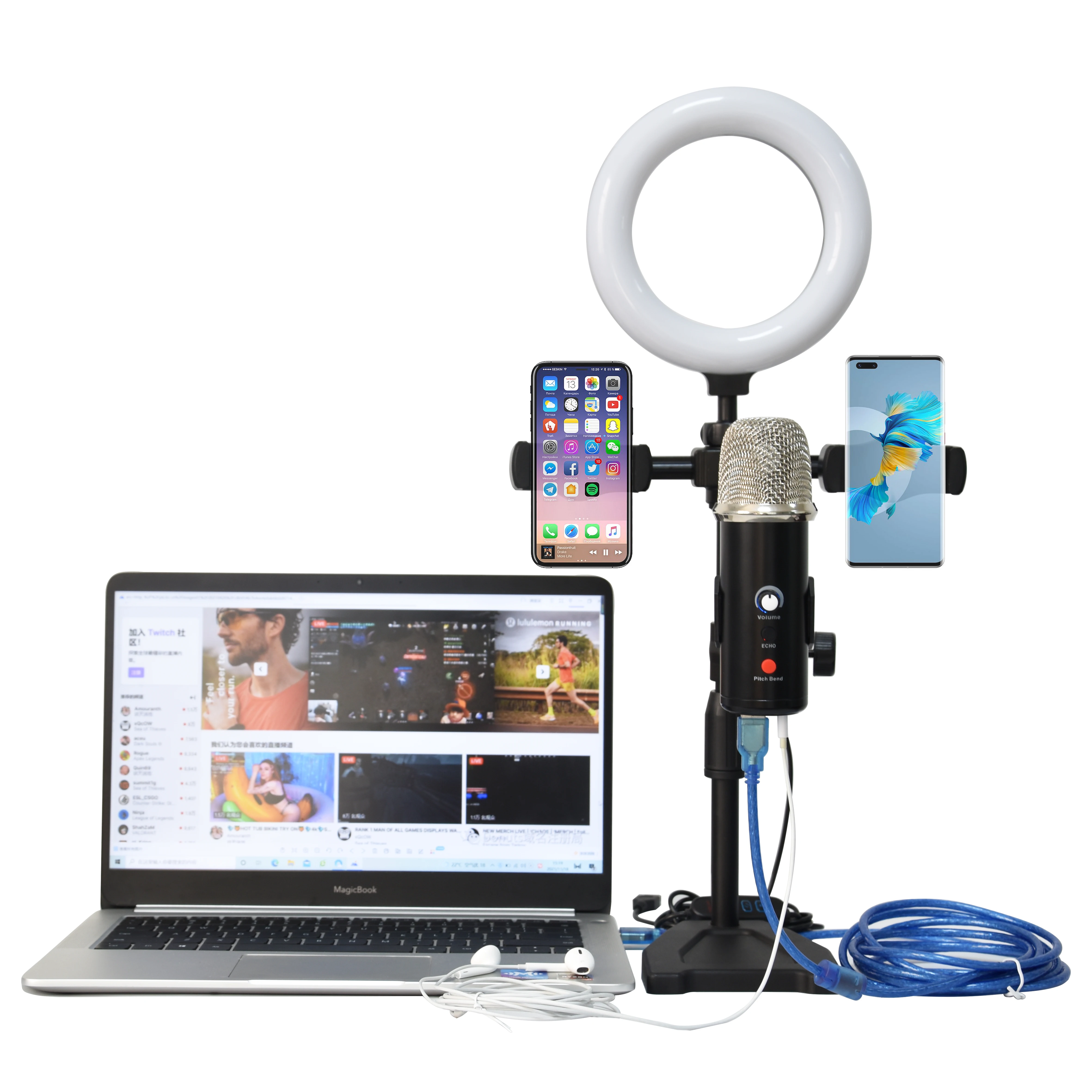 公式オンライン アウトレットストア 音楽用usbノイズリダクション付きサウンドカード 電話 コンピューター 録音用のポータブルbm800ライブブロードキャスト Microphones 入荷予定商品の通販 Pmra Mw