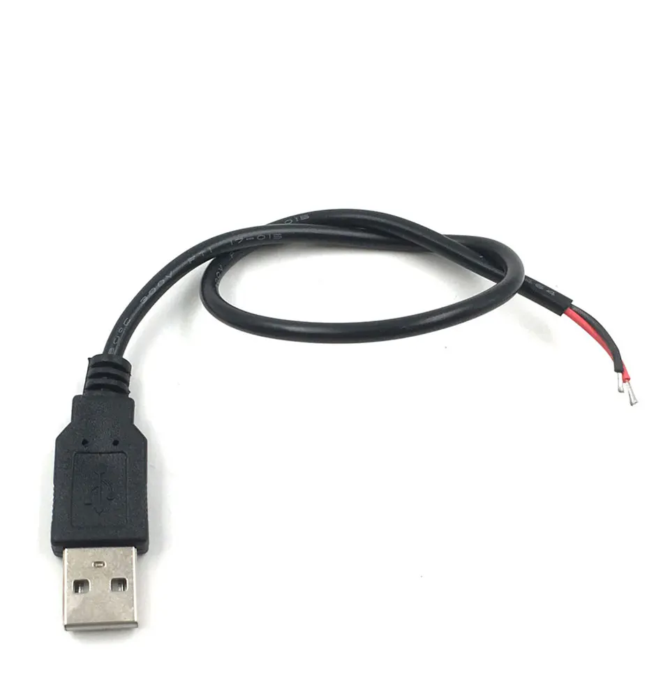 10pcslot USB Plug Socket Connetor Cable Wire for LED Strip String Lights Mobile Phone Charger Exchanging Micro USB 2.0 Adapter (5)