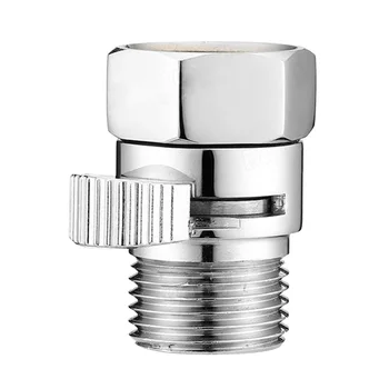 

Switch Shut Off Anti Leakage Bath Accessory Easy Install Junction Stright Through Brass Two Way Connection Water Control