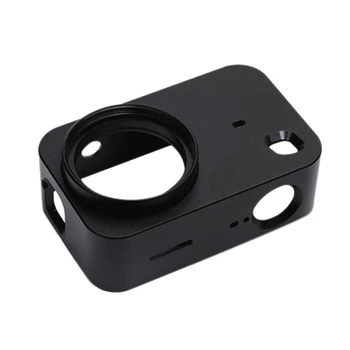 

NEW-Aluminum Protective Frame Case with Lens Cap Protector 37mm UV Filter for Mijia Mini 4K Camera