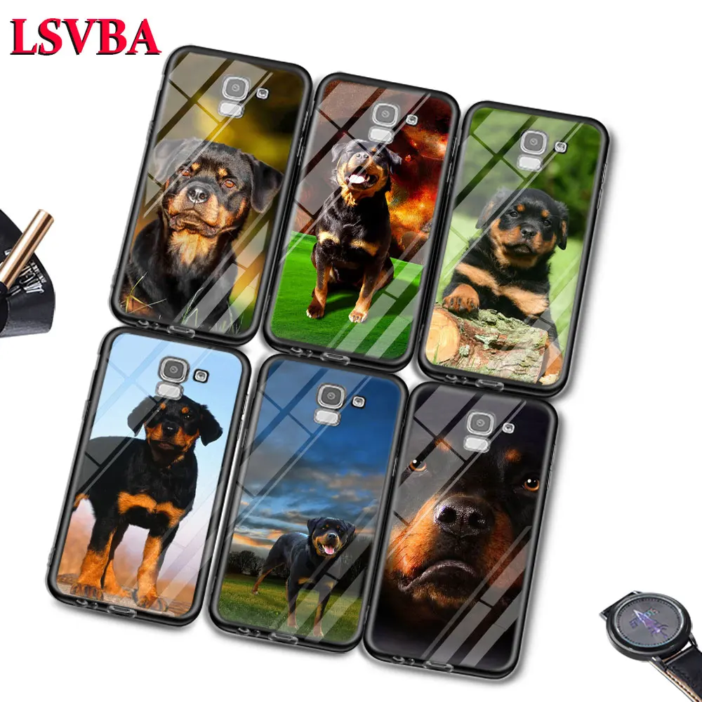 

Rottweiler dog For Samsung Galaxy J2 J3 J4 J5 J6 J7 Plus Core 2018 2017 2016 Super Bright Glossy Phone Case Cover