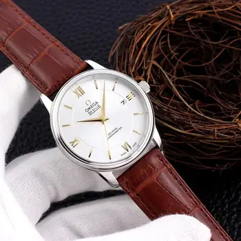 

Omega- Luxury automatic stainless steel wristwatch classic business fashion casual men's watch 14