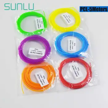 

SUNLU 1.75 PCL 3D Printing Pen Filament Refills For Children DIY Crafts Consumable PCLFilament 5M Send By Random Color