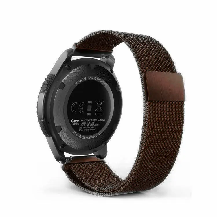 3 coffe Ремешок для смарт-часов для samsung Шестерни S3 Frontier/классический ремешок для часов Smartwatch Нержавеющая сталь браслет wrisrt ремень ремешок для часов из нержавеющей стали - Цвет ремешка: 3 coffe