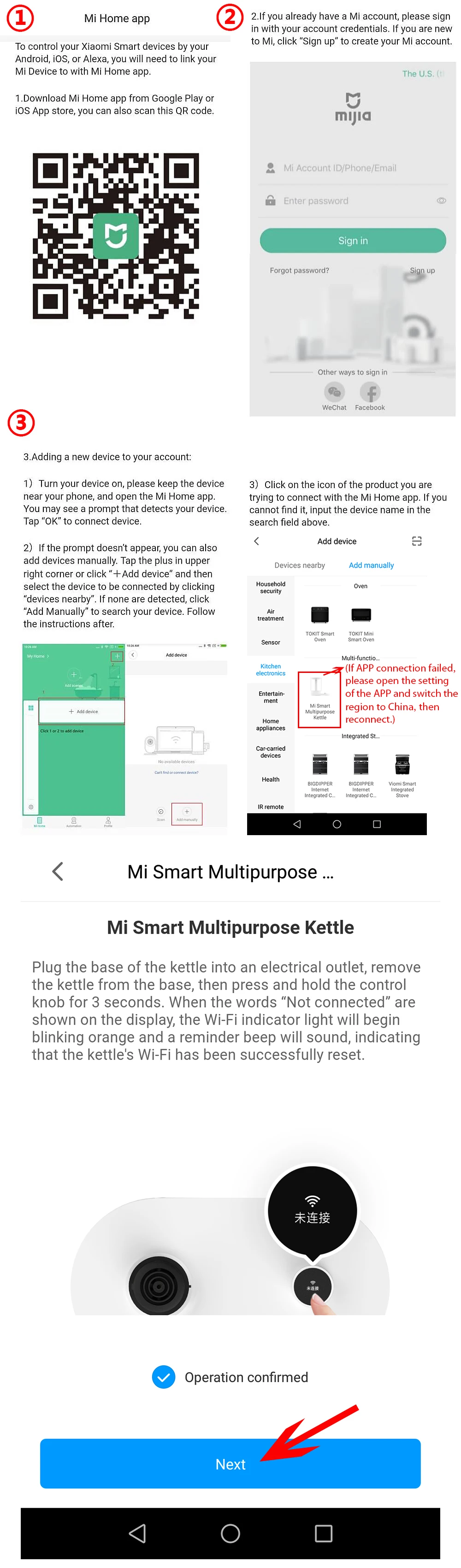 Xiaomi Mijia многофункциональный чайник Прочный Электрический чайник OLED экран приложение дистанционное управление бытовой техники чайник 1,5 л 220 В