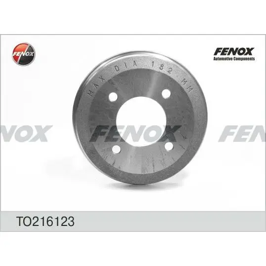 Барабан тормозной HYUNDAI ACCENT 94 00/ATOS 98 FENOX TO216123|Стояночный тормоз| |