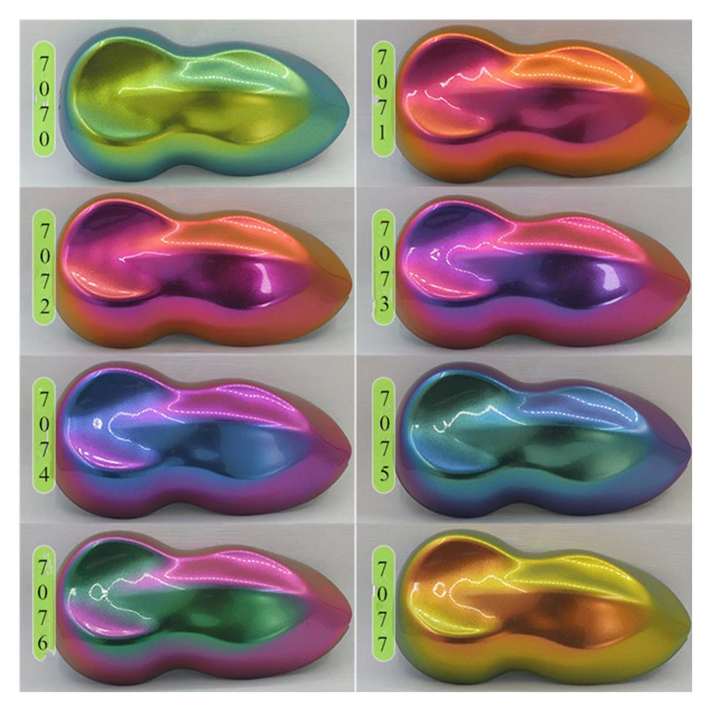 Chameleon Effect Pearl Pigment Powder Paint Color Shift With Viewing