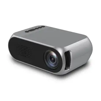 

Professional YG320 LED Projector 600 lumen 3.5mm Audio 320x240 Pixels HDMI USB Mini Projector Home Media Player UK Socket