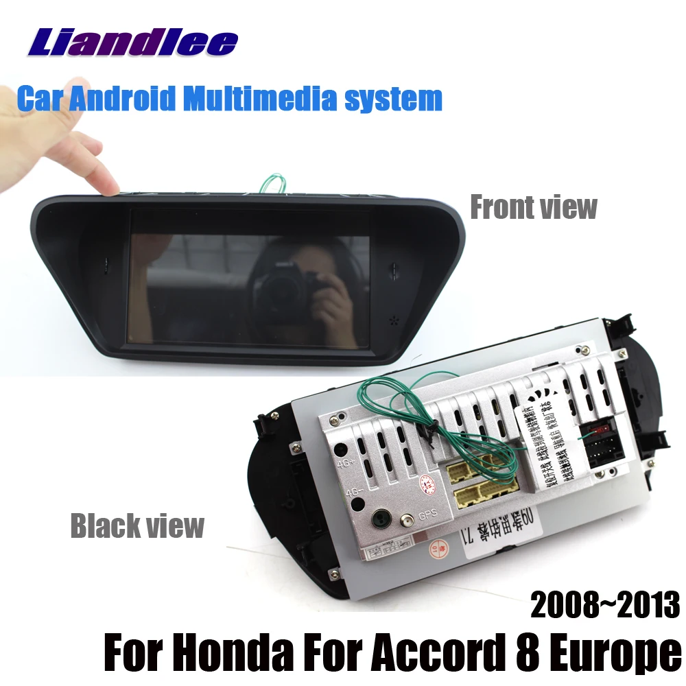 Cheap Liandlee For Honda For Accord 8 Europe 2008~2013 Android 2+32G HD Car Screen Radio GPS Navi Navigation Maps Camera OBD 1