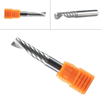 

1x 6*22mm Carbide Single Flute Spiral End Mill 6mm Shank For CNC Router Bits Kit