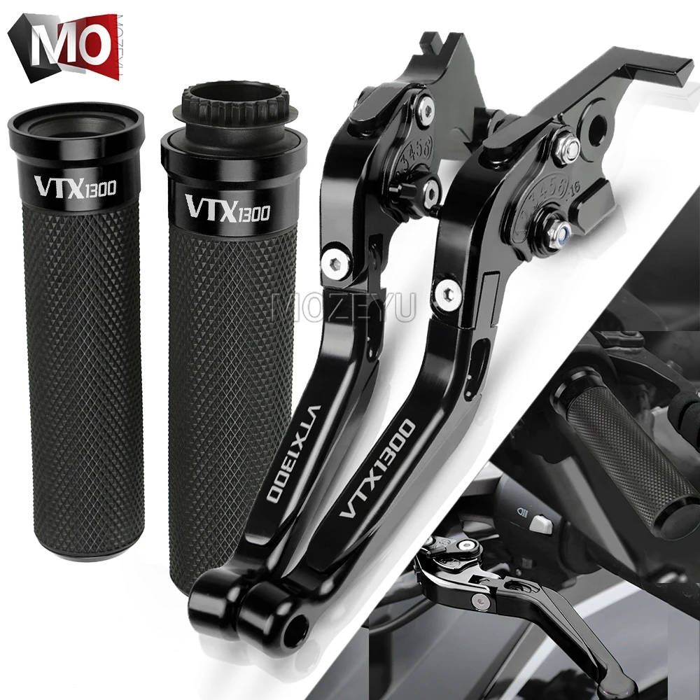 For Honda VTX1300 VTX 1300 C VTX1300C Retro Motorcycle Accessories CNC Brake Clutch Levers