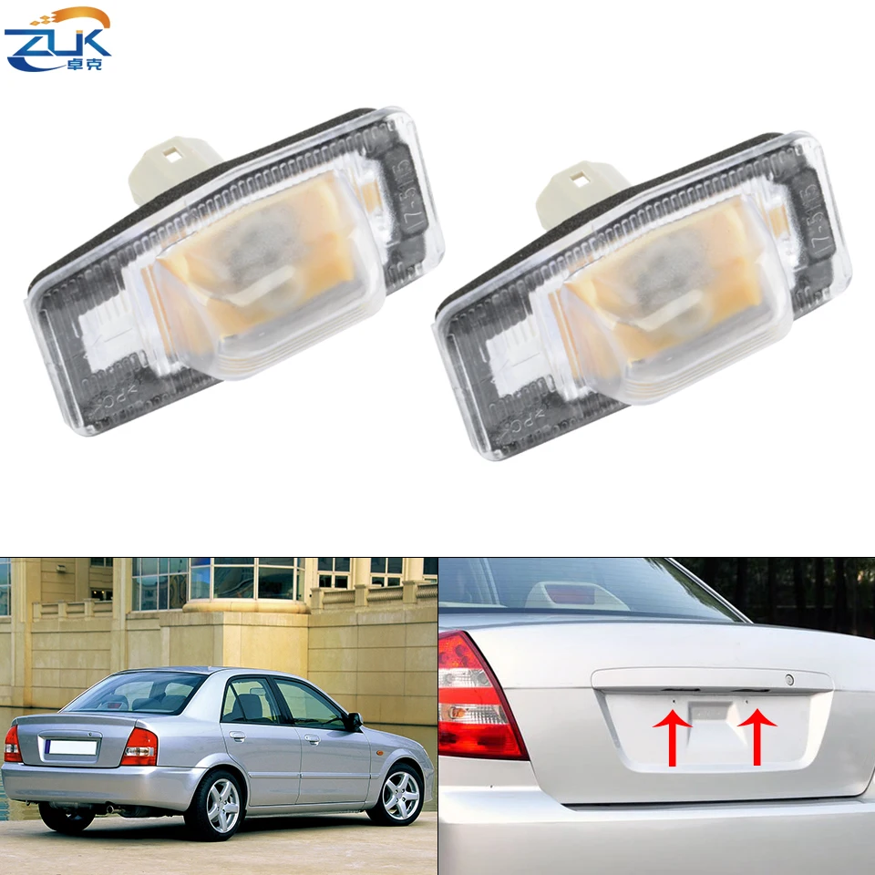Zuk Posteriore Luce Della Targa Per Per Mazda Mpv Protege Omaggio Familia 323 Protege Bj 1998-2003 Miata