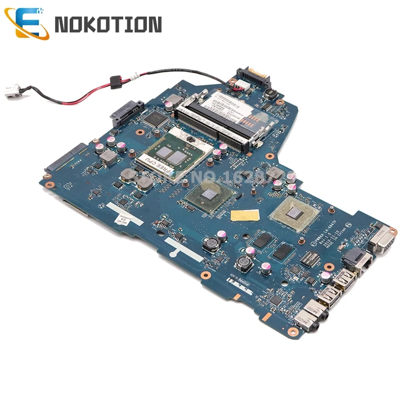 NOKOTION PWWAA LA-6847P Rev 1,0 MB K000114920 для Toshiba Satellite A660 C660 Материнская плата ноутбука DDR3 HD 5430 GPU Бесплатный процессор