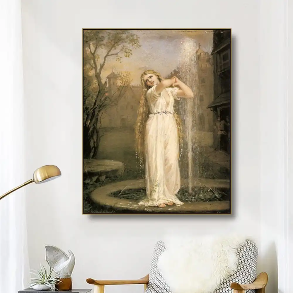 Pintura Al Oleo Del Arte De La Lona De Casisy Undunline John