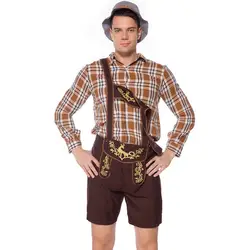 SHUJIN костюм для Октоберфеста Lederhosen Bavarian Octoberfest Немецкий фестиваль пива Хэллоуин для мужчин пивные костюмы больших размеров