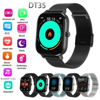 

DT35 Smart Watch 2020 Man Women Sports Waterproof Smartwatch Support Sleep Monitoring Blood Pressure Monitoring Smart Wristbands