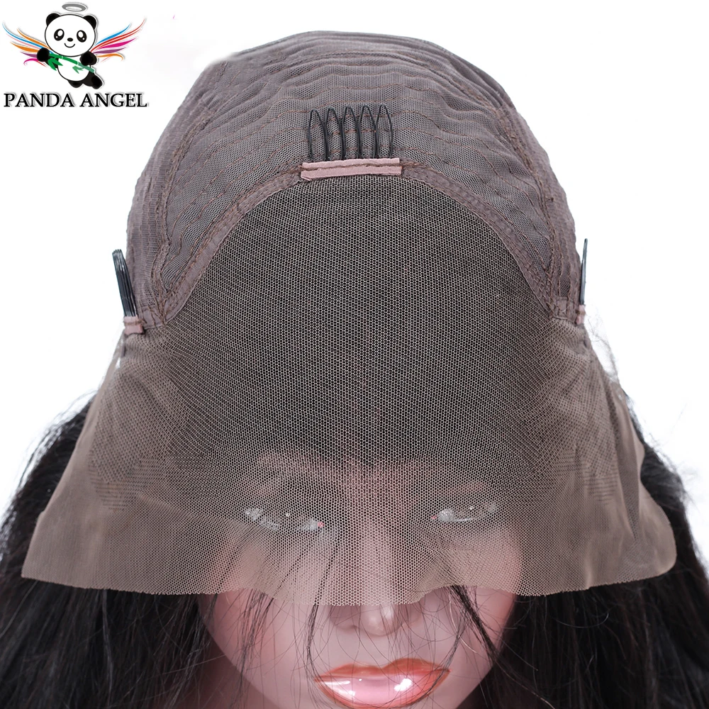 Panda 13*4 Lace Front Human Hair Wigs Brazilian Remy 8-28Inch 150% Density Deep Wave Lace Front Human Hair Wigs For Black Women