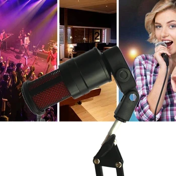

Condenser Microphone over Hanger Professional Studio Microphone for Recording,Computer,Stage,Ktv,Home,Live