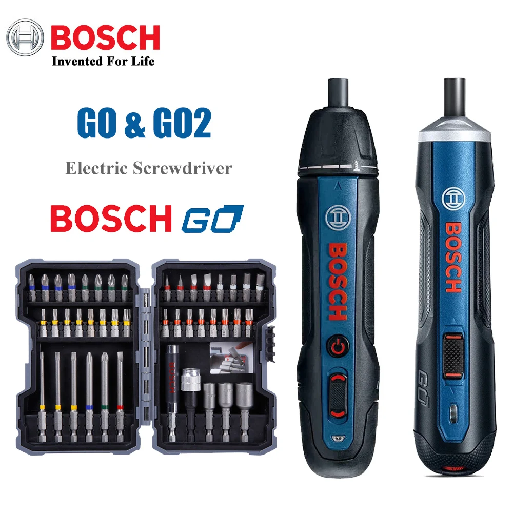 Bosch Go 2 Eectric Screwdriver Set 3.6v Rechargeable Bosch Go Automatic  Screwdriver Multifunctional Hand Drill - Electric Screwdriver - AliExpress