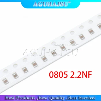 

500pcs 2.2NF X7R Error 10% 50V 0805 222 SMD Thick Film Chip Multilayer Ceramic Capacitor