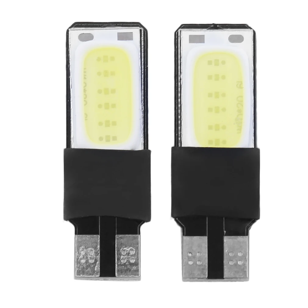 2 шт. высокомощный led cob автомобильный t10 5w5 12В t 10 bule белый светильник
