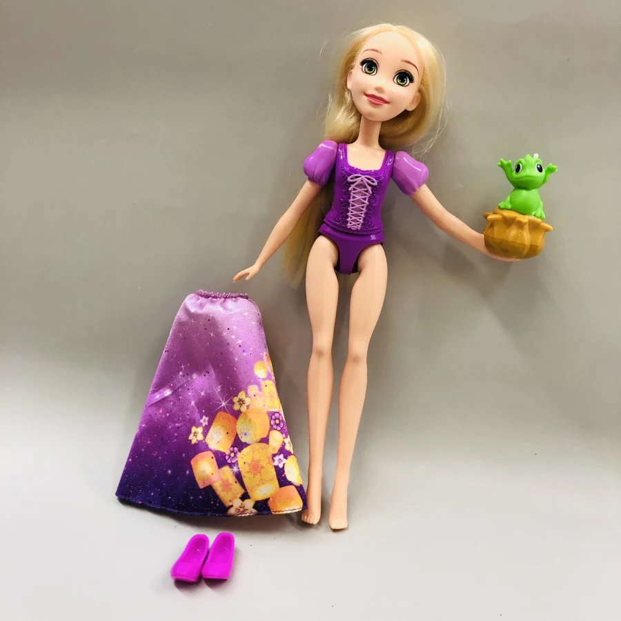 Оригинальные девушки принцесса длинные волосы Русалка Baer принцесса лягушка Жасмин Белоснежка Кукла игрушка прекрасная кукла рождественский подарок