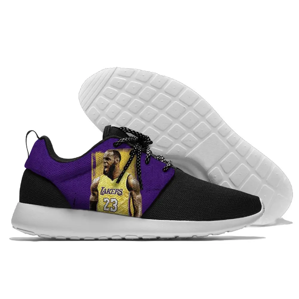 Los Angeles Л. А. Лейкерс фанаты спортивная обувь 23 LeBron James Sneaker легкая обувь для мужчин и женщин - Цвет: LeBron 8