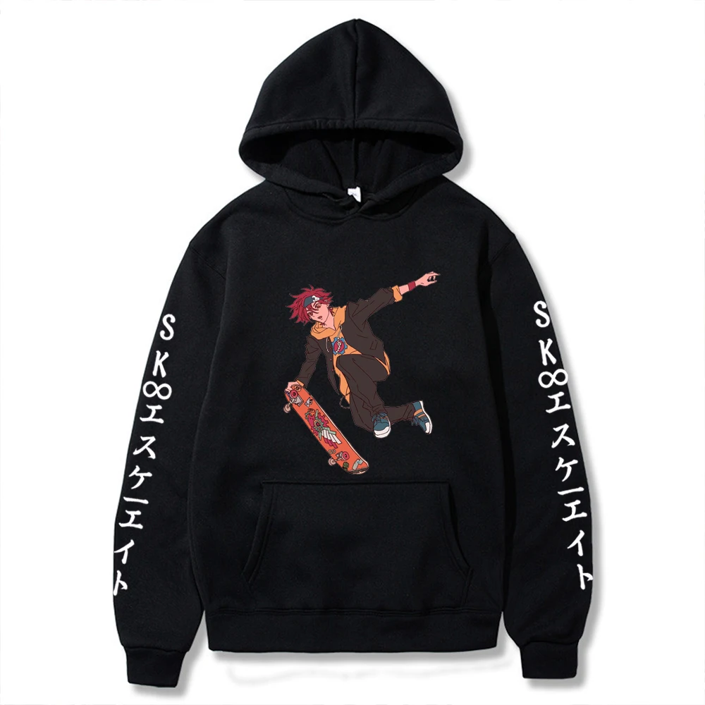 SK8 the Infinity Haikyuu Hoodies Men Streetwear Harajuku Graphic Sweatshirts Japanese Anime