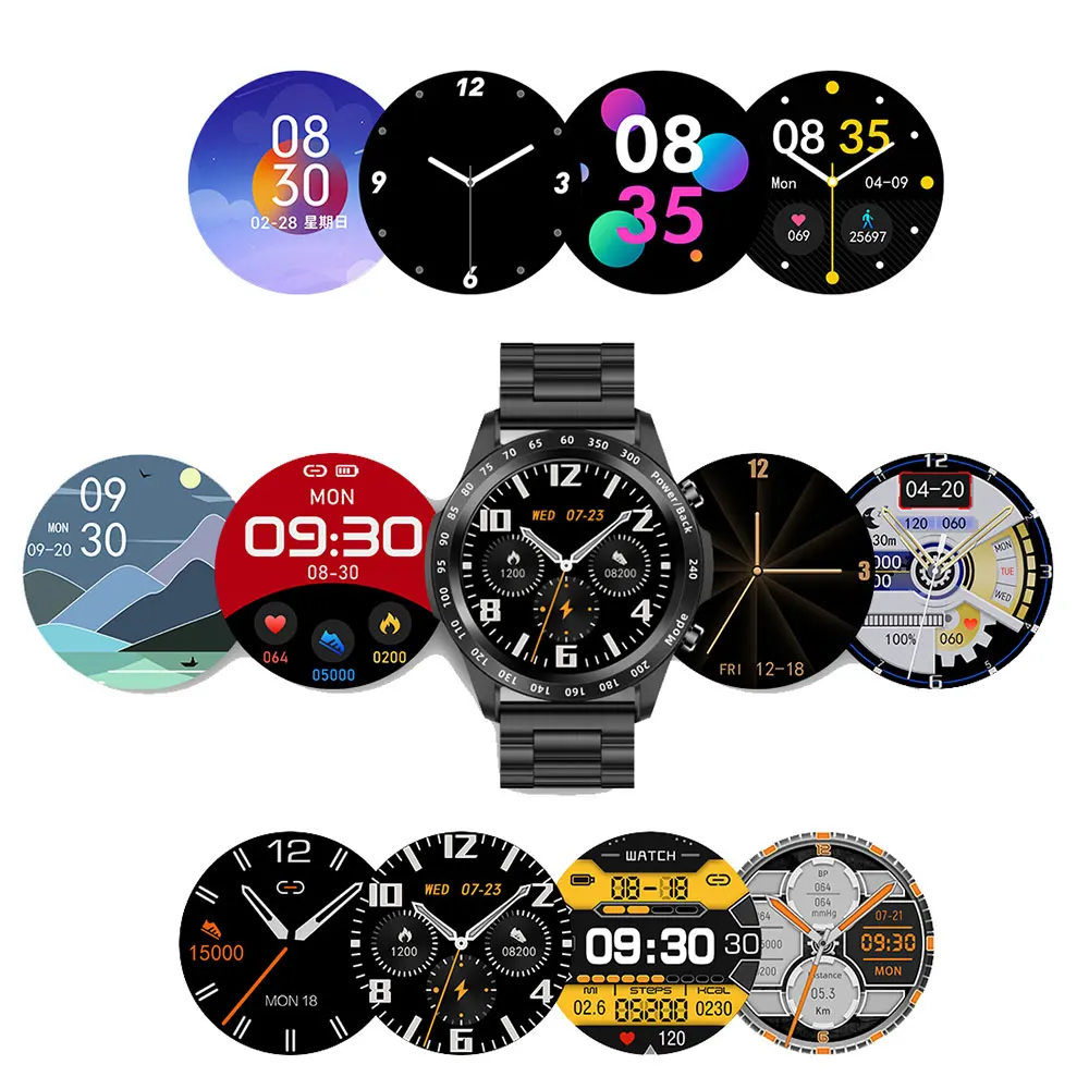 Senbono Max5 1.32 Inch Smart Watch Men 2021 360*360 Hd Big Screen Fitness  Tracker Fashion Waterproof Smartwatch For Android Ios - Smart Watches -  AliExpress