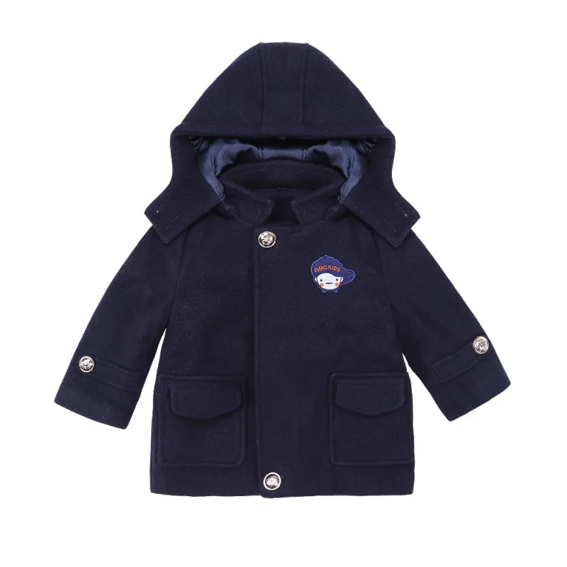 

Toddler Boy Clothes Coat 0-5Y Winter Baby Boy Girl Warm Jackts Long Sleeve Cute Cartoon Hooded Thick Coat Fashion Outwear