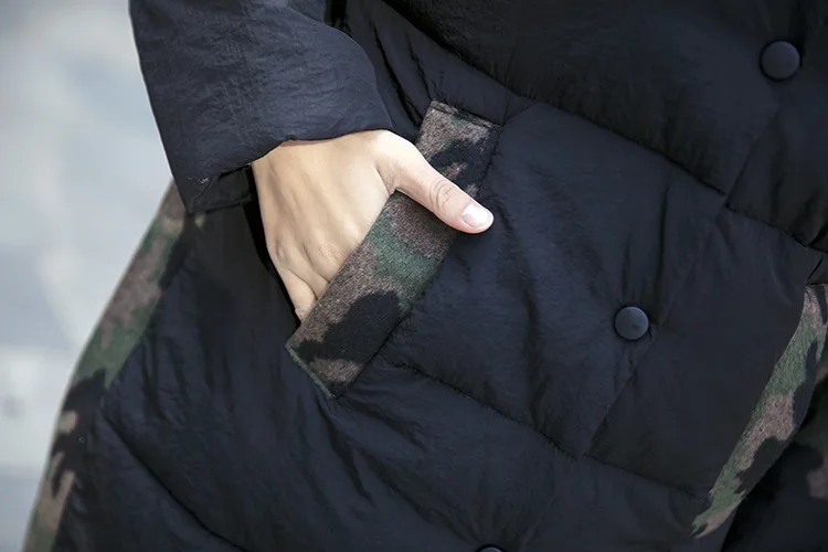 AYUNSUE зимнее пальто Для женщин в Корейском стиле Теплая парка Для женщин куртка с капюшоном для женщин; Большие размеры с Минни Маус Abrigos Mujer Invierno 128043 YY1276