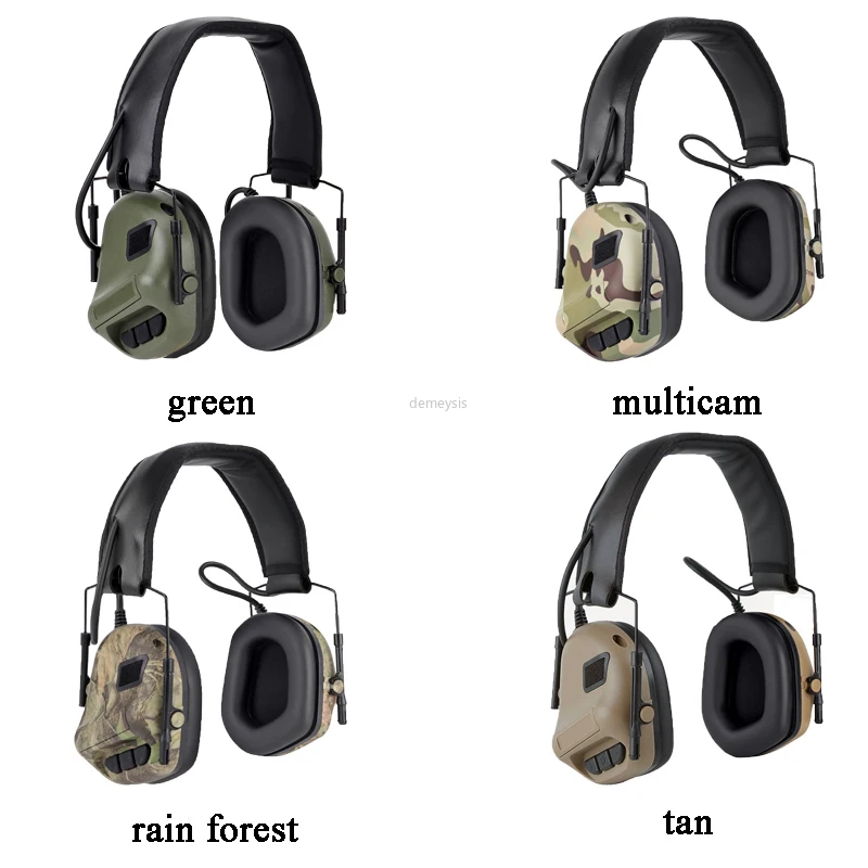 

Tactical Headset Electronic Shooting Earmuff Outdoor Sports Headset Impact Wargame Cs Headsets with Noise Reduction Function