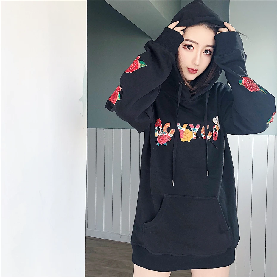 Цветочный розовый пуловер толстовки мужские женские модные Harajuku толстовки с капюшоном мужская уличная одежда худи в стиле хип-хоп топы белые черные MG345