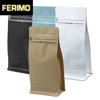 

200Pcs/Lot 9*18.5*5cm Doypack Aluminum Foil Heat Seal Zip Lock Grocery Coffee Storage Pack Bag Mylar Package Bellows Pocket