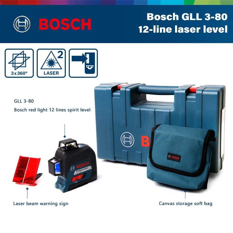 Bosch GLL3 80 12 Line Level Meter 