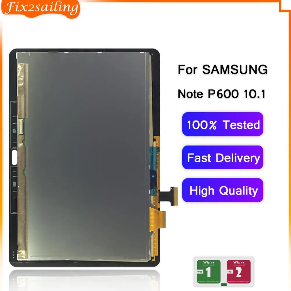 ЖК дисплей для Samsung GALAXY Note 10 1 SM P600 P605 сенсорный экран дигитайзер датчики в сборе