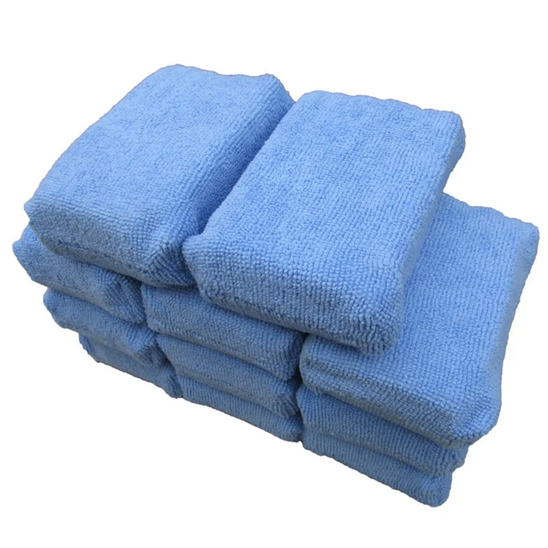 

Car Waxing Polish Microfiber Foam Sponge Applicator Detailing Pads Wash Clean Waxing Sponge Microfiber Wiper Block Accessories