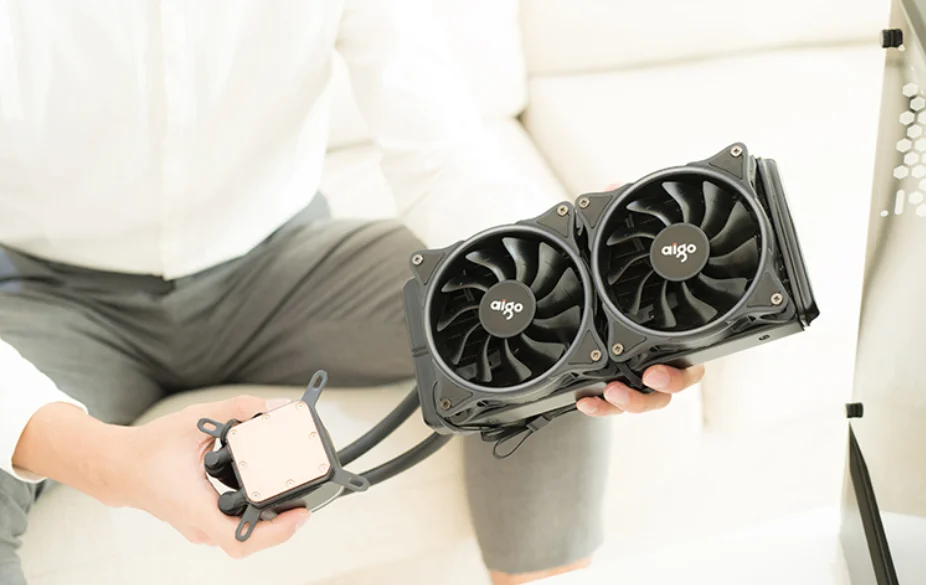 Чехол Aigo 120/240/360 pc для компьютера с водяным охлаждением Встроенный кулер