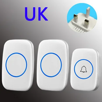 

Music Remote Waterproof LED Wireless Doorbell Digital 36 Songs EU/US/UK Plug Transmitter Indoor Receiver 300m Remote Control