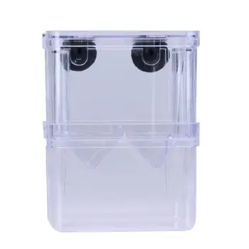 

Transparent Acrylic Fish Breeding Isolation Box Incubator For Fish Tank Aquarium Hatchery Incubator Holder