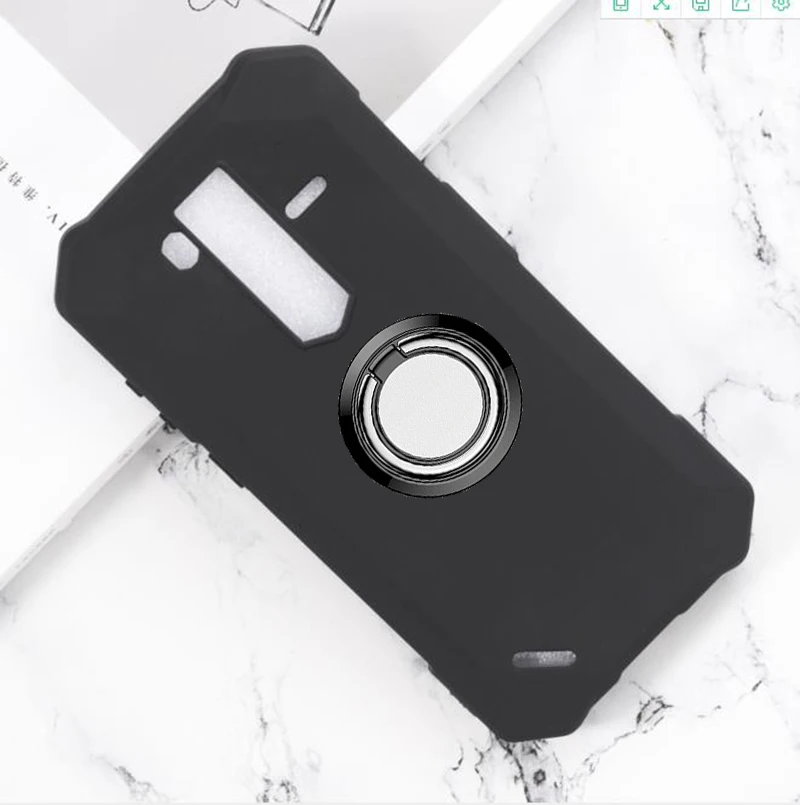 Для Ulefone Armor 6 задний кольцевой держатель кронштейн для телефона ТПУ Мягкие