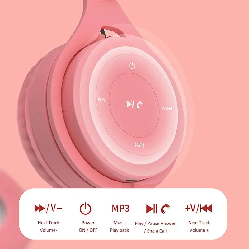 Bluetooth 5 0 Wireless Headphone AUX IN 3 5mm Headset Support Tf Card Earphone Adjustable Foldable Headphone For Phone Call