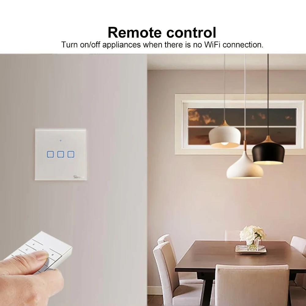 SONOFF iFan03 Wifi умный вентилятор переключатель потолочный вентилятор светильник управление Лер 433 RF приложение голосовой пульт дистанционного управления регулировка скорости Умный домашний модуль