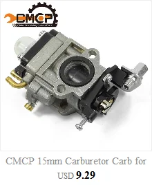 CMCP 15 мм Карбюратор Carb для 40cc 43cc 49cc 2-Trimmers кусторезы двигатель щетка для мытья стекол принадлежности для резки