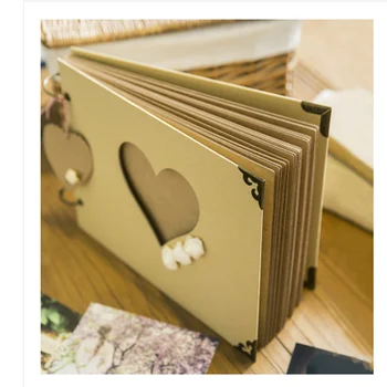 

DIY photo album Creative hollow love hand-delivered baby girlfriends boyfriend love birthday gift